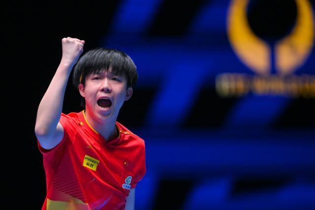 开云下载-王楚钦扛住了 世界杯国乒六人晋级单打四强